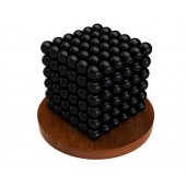 Куб из магнитных шариков 6 мм (чёрный), 216 элементов