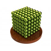 Куб из магнитных шариков 6 мм (оливковый), 216 элементов