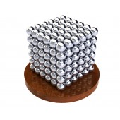 Куб из магнитных шариков 6 мм (серебрянный), 216 элементов